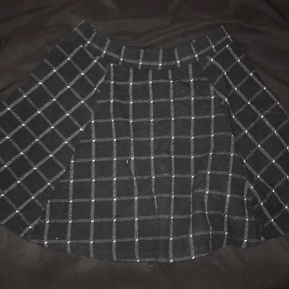 plaid skirt